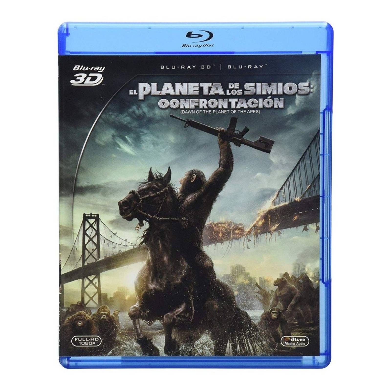 El Planeta De Los Simios Confrontacion Blu-ray 3d + Blu-ray