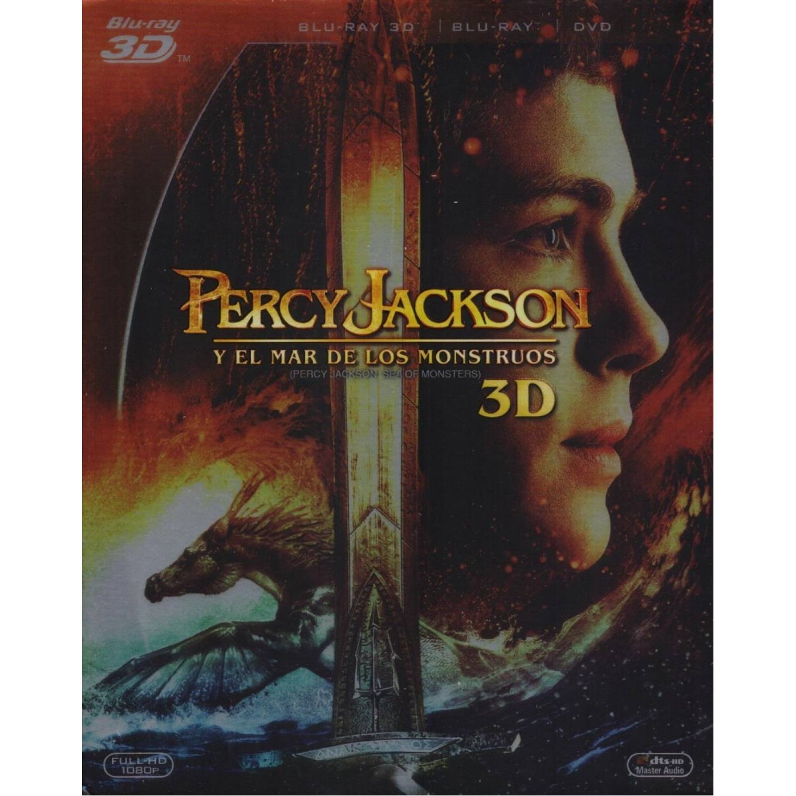 Percy Jackson Y El Mar De Los Monstruos Pelicula Blu-ray 3d
