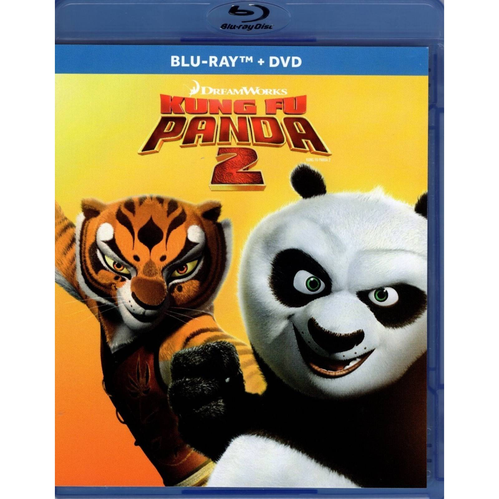 Kung Fu Panda 2 Dos Omar Chaparro Pelicula En Blu-ray + Dvd