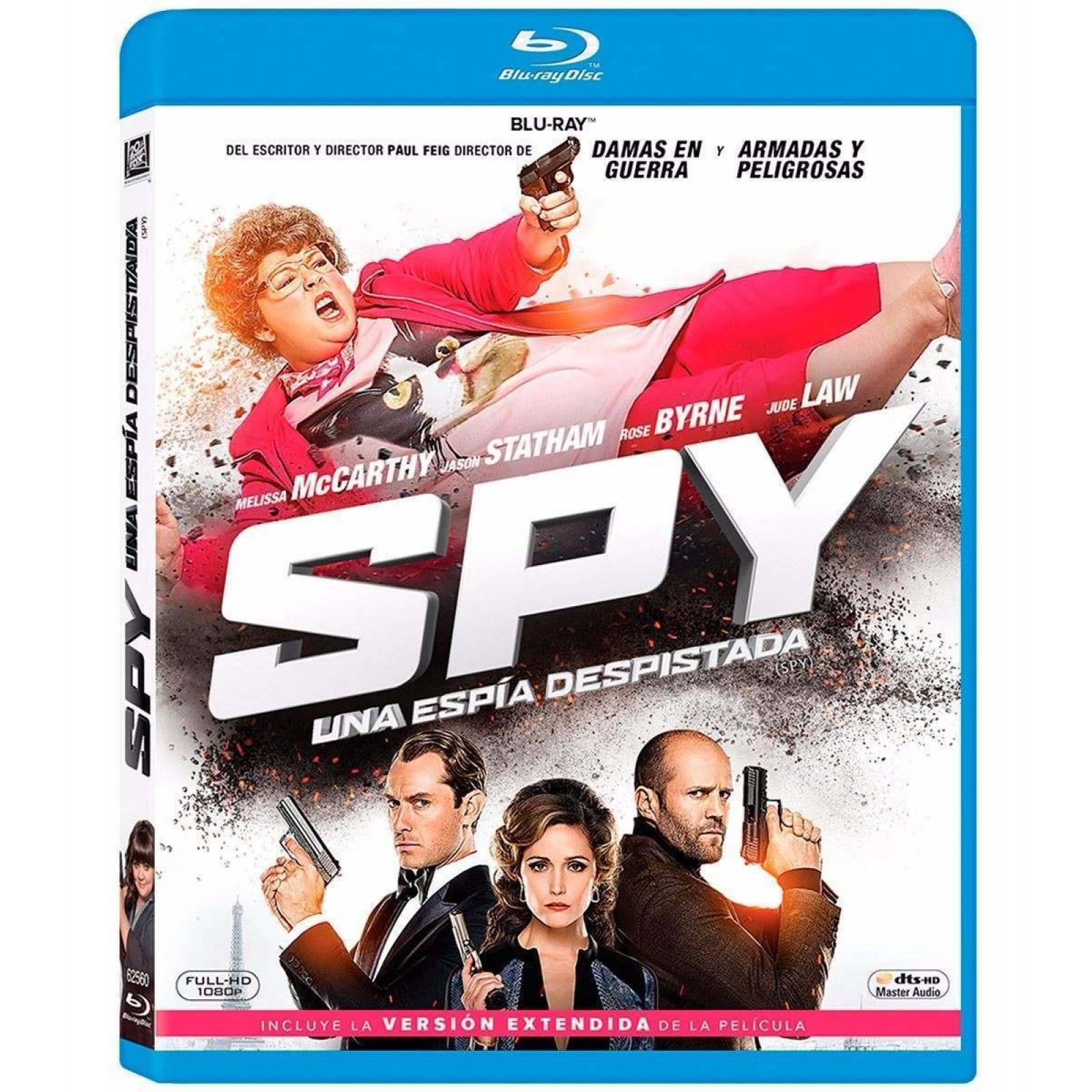 Spy Una Espia Despistada Melissa Mccarthy Pelicula Blu-ray