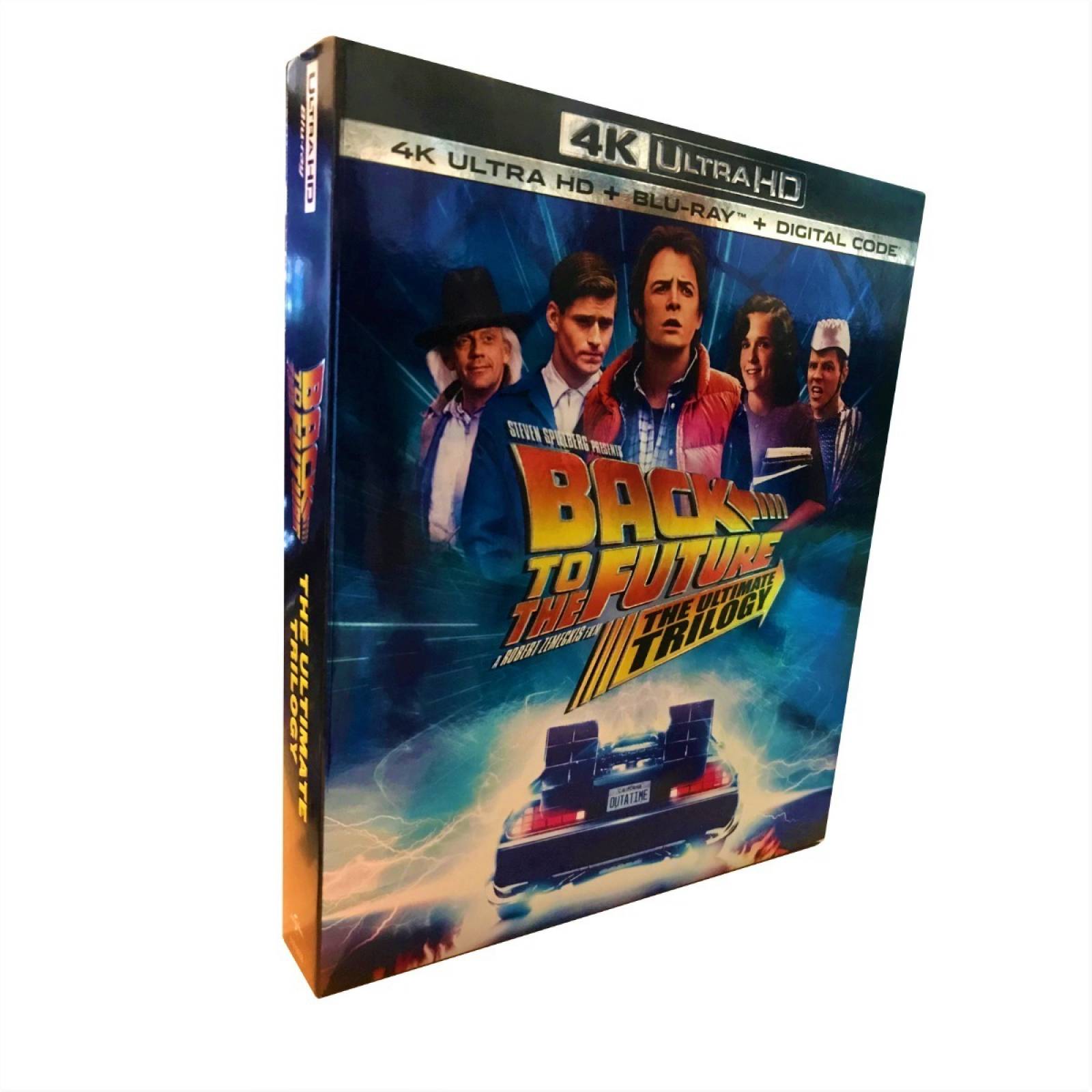 Volver Al Futuro Trilogia 35th Peliculas 4k + Blu-ray + Dc