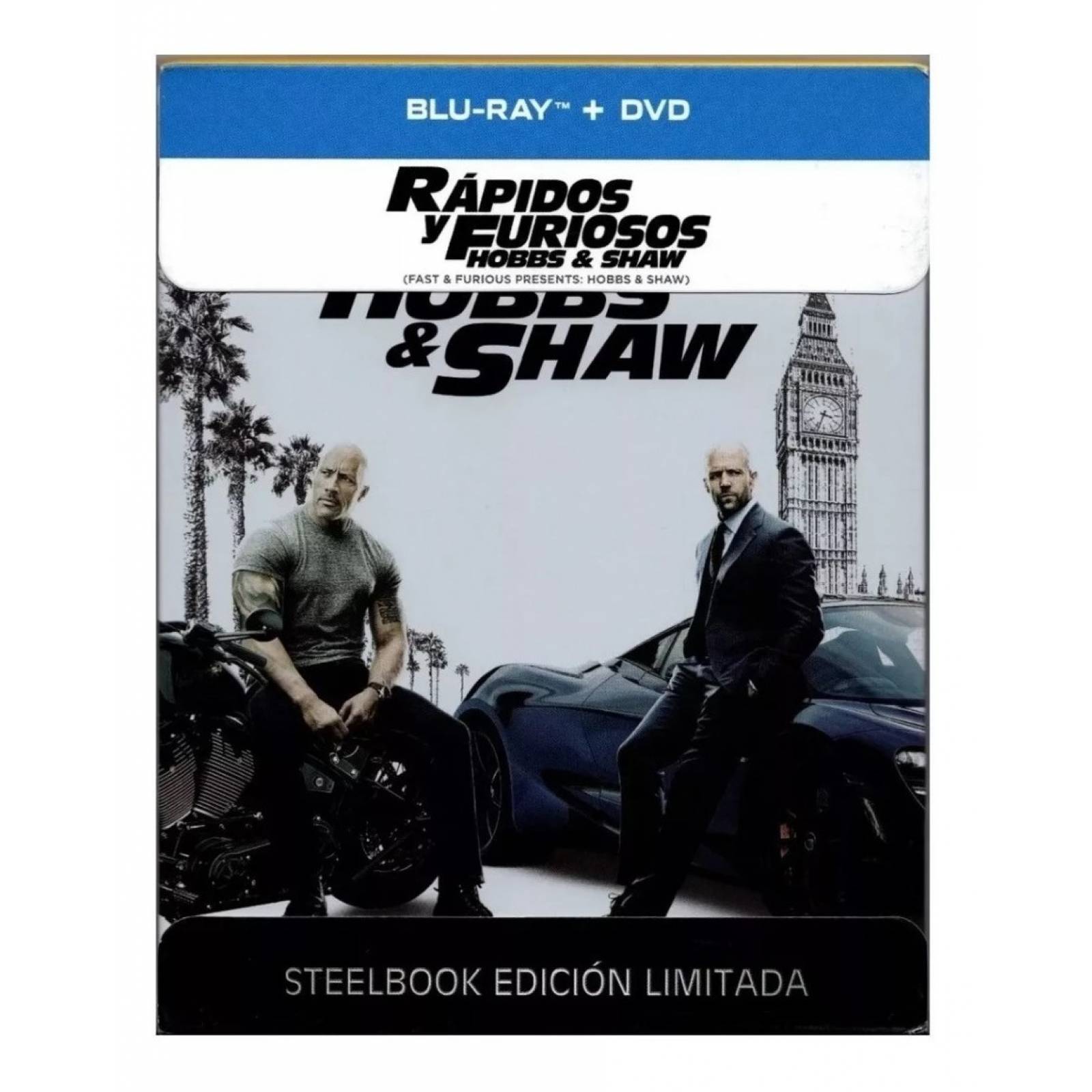Rapidos Y Furiosos Hobbs Y Shaw Steelbook Pelicula Blu ray