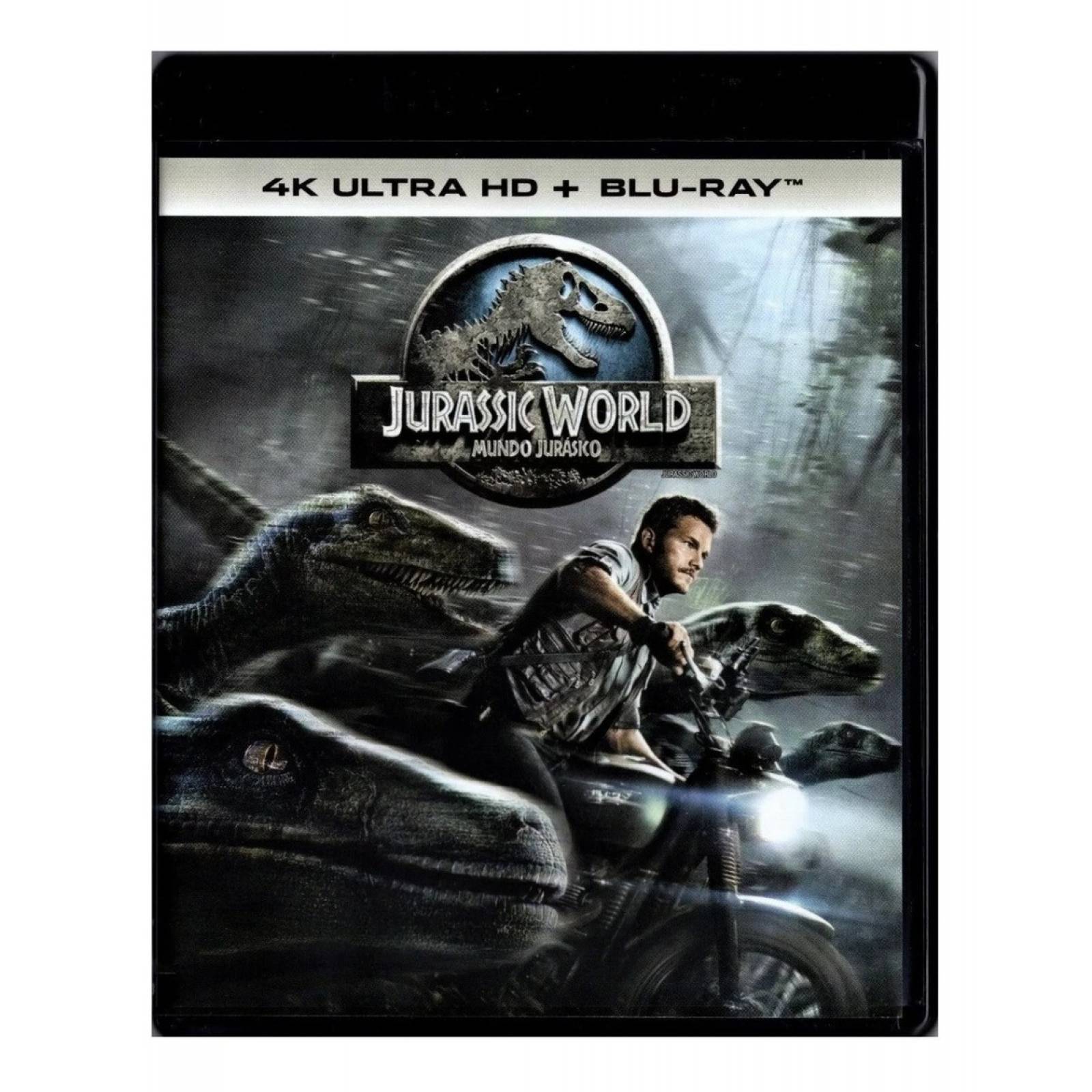 Mundo Jurasico Jurassic World Pelicula 4k Ultra Hd  Blu ray