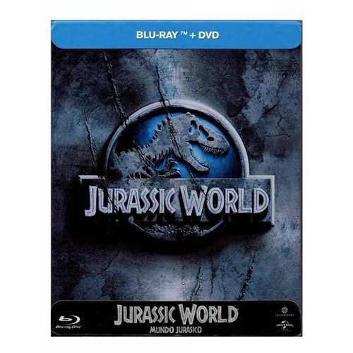 Jurassic World Mundo Jurasico Steelbook Pelicula Blu ray
