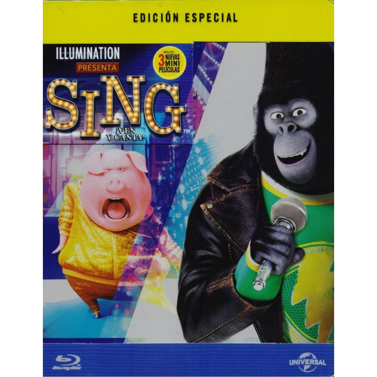 Sing Ven Y Canta Steelbook Pelicula Blu-ray + Dvd