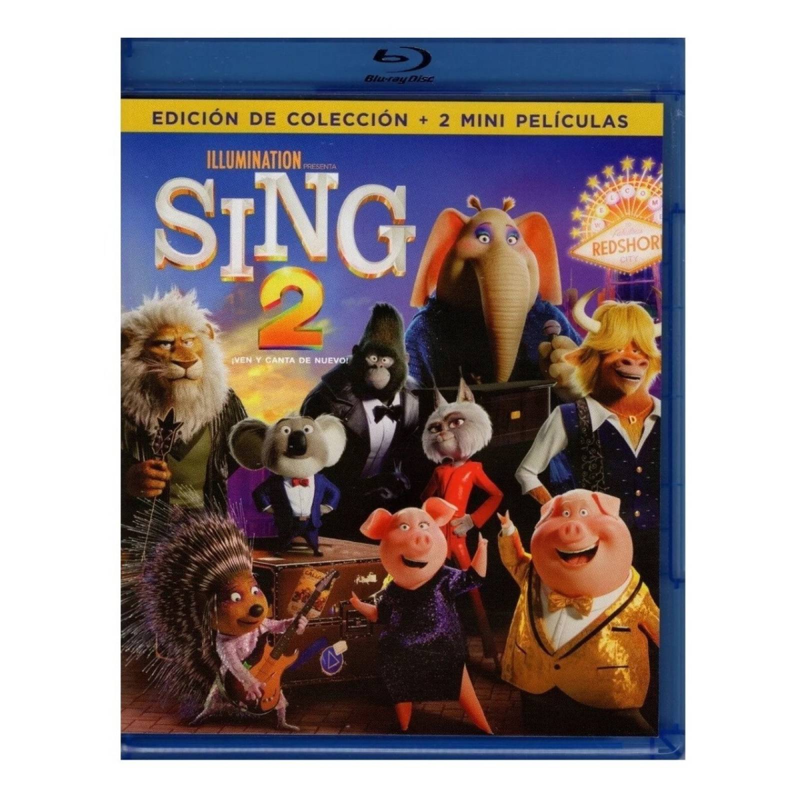 Sing 2 Dos Ven Y Canta De Nuevo Chayanne Pelicula Blu-ray