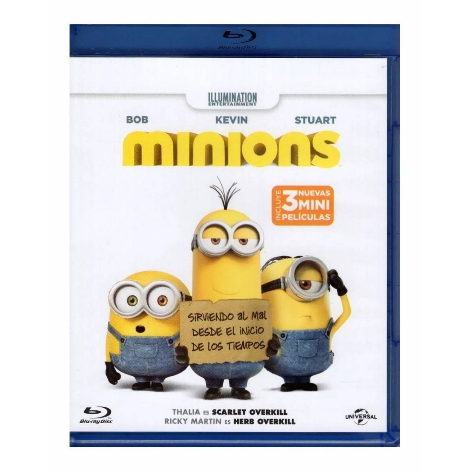 Minions Pelicula Original Blu ray  Dvd