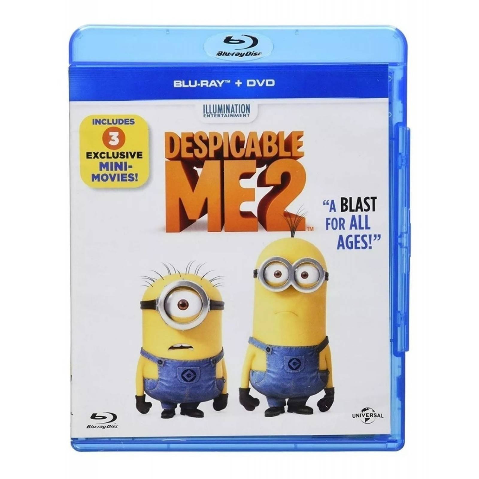 Mi Villano Favorito 2 Dos Pelicula Blu ray  Dvd