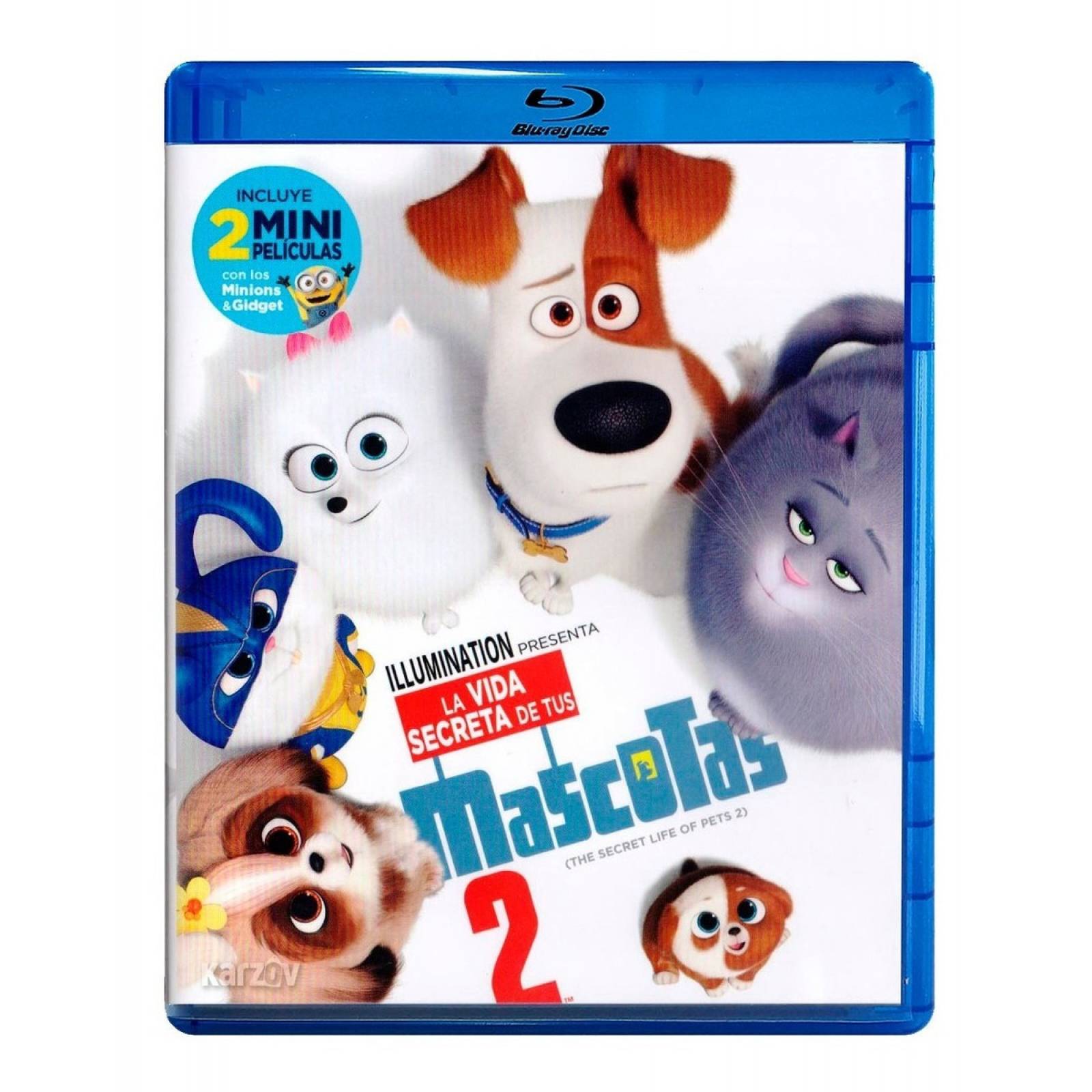 La Vida Secreta De Tus Mascotas 2 Dos Pelicula Blu-ray