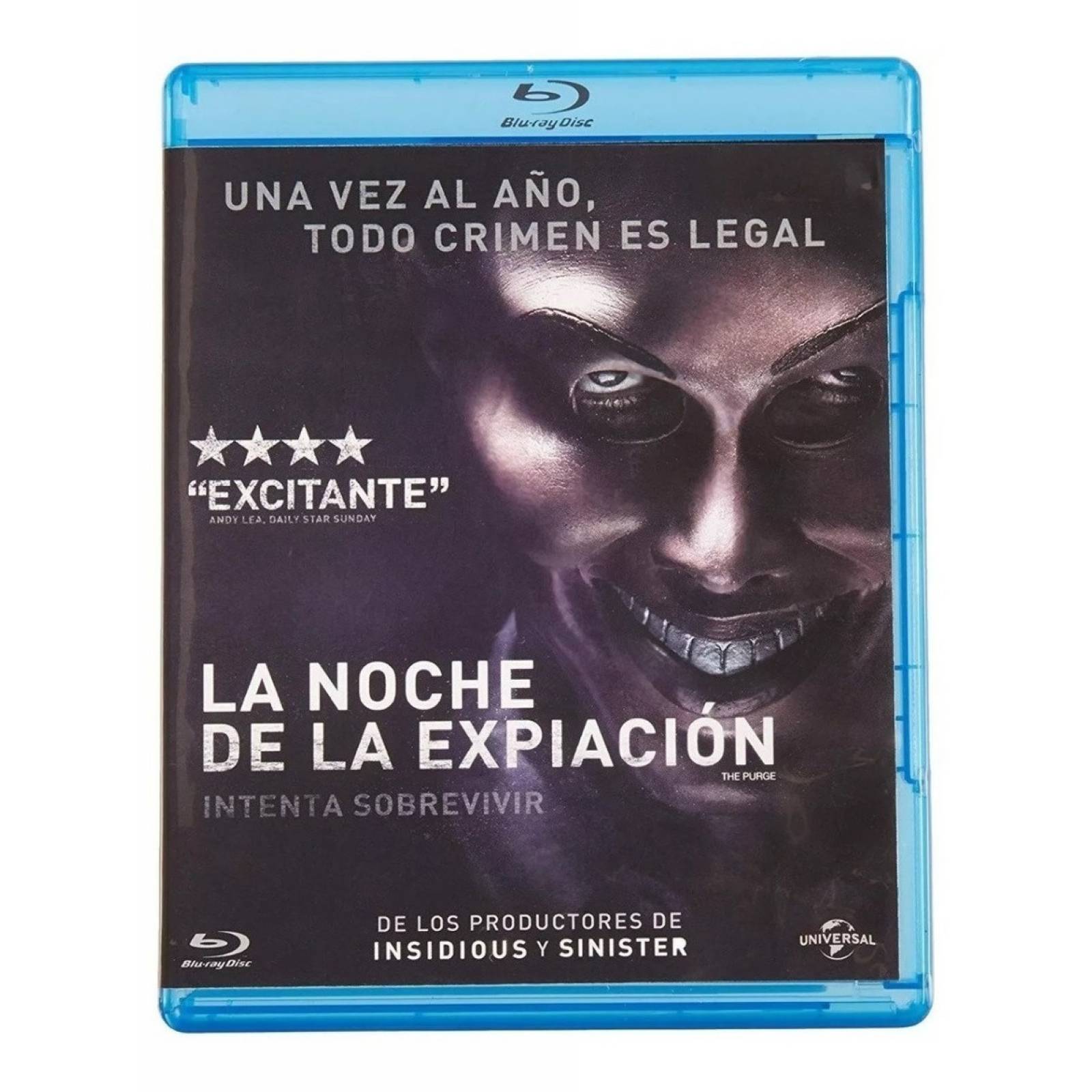La Noche De La Expiacion The Purge Pelicula Blu ray