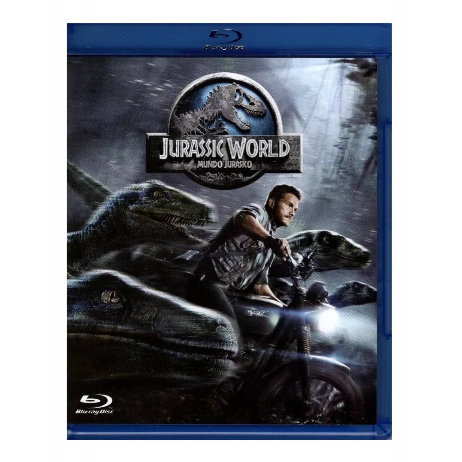 Jurassic World Mundo Jurasico Chris Pratt Pelicula Blu ray