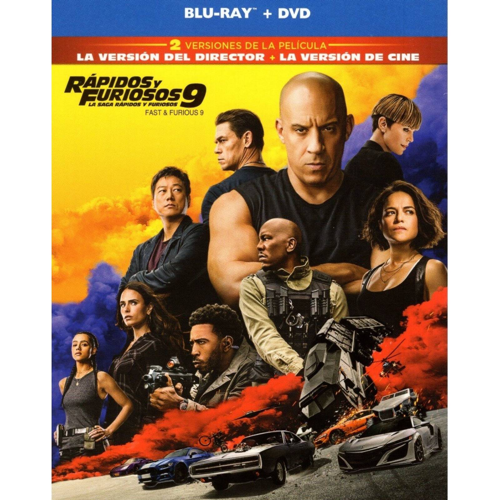 Rapidos Y Furiosos 9 Nueve Vin Diesel Pelicula Blu-ray + Dvd
