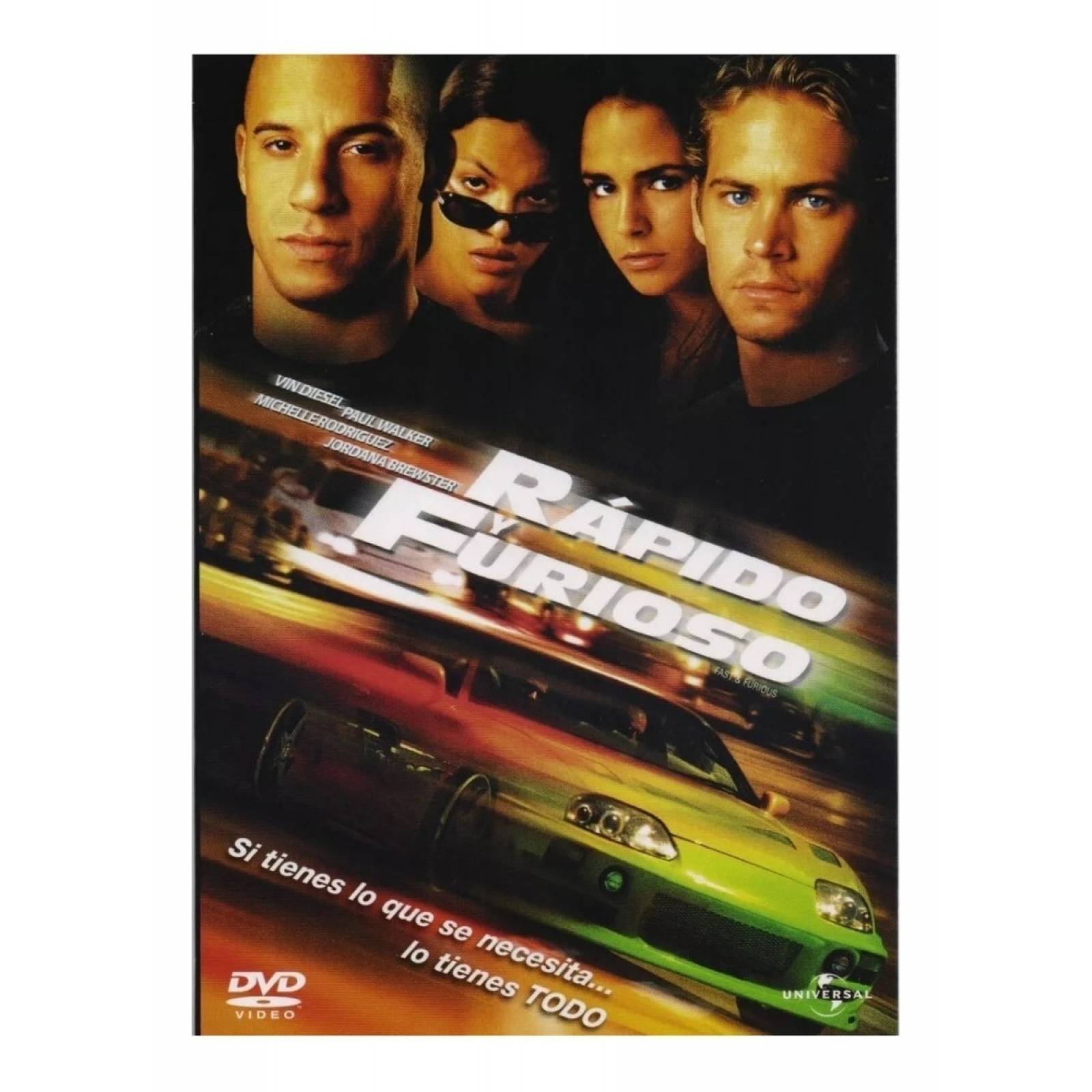 Rapido Y Furioso 1 Vin Diesel Pelicula Dvd