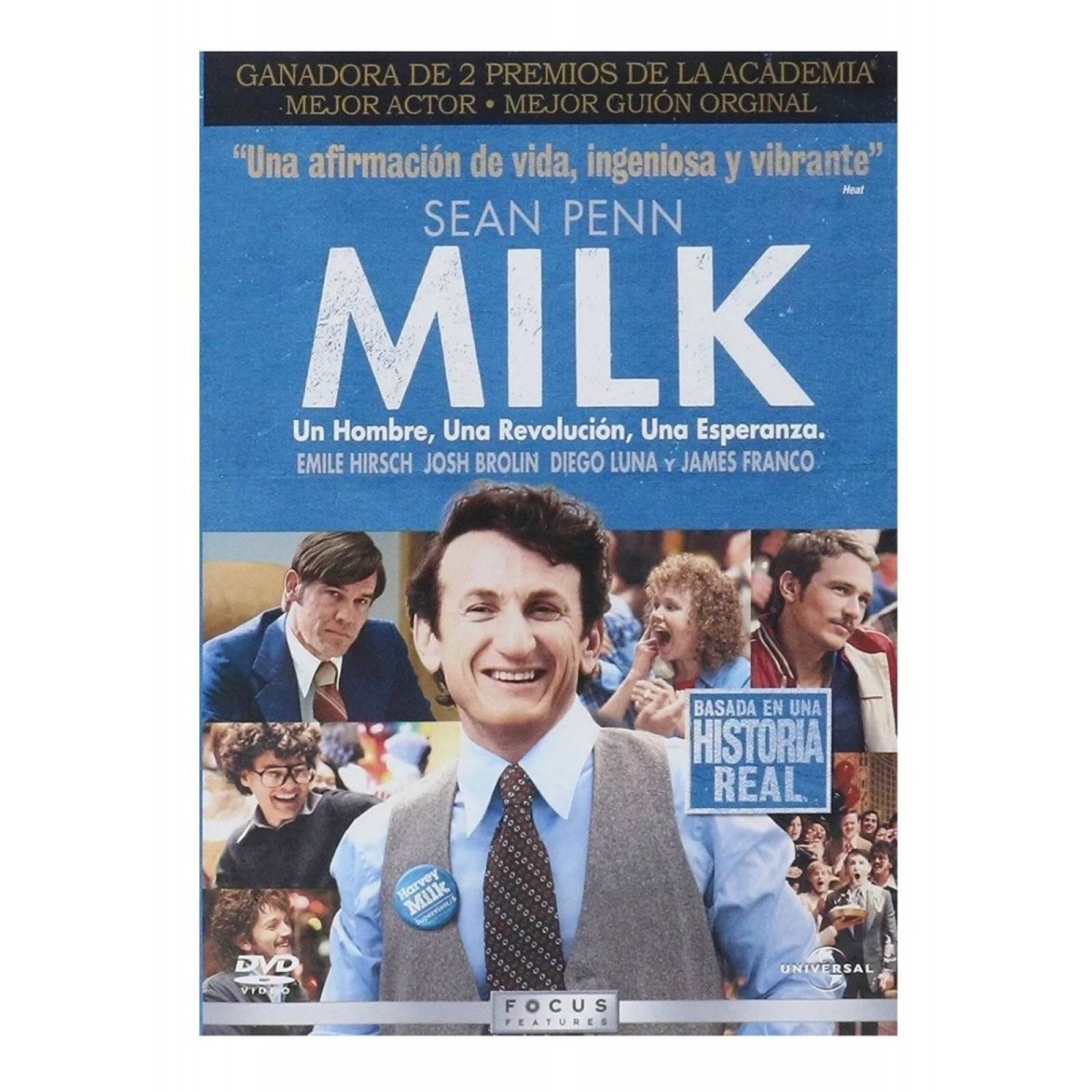 Milk Sean Penn James Franco Diego Luna Pelicula Dvd
