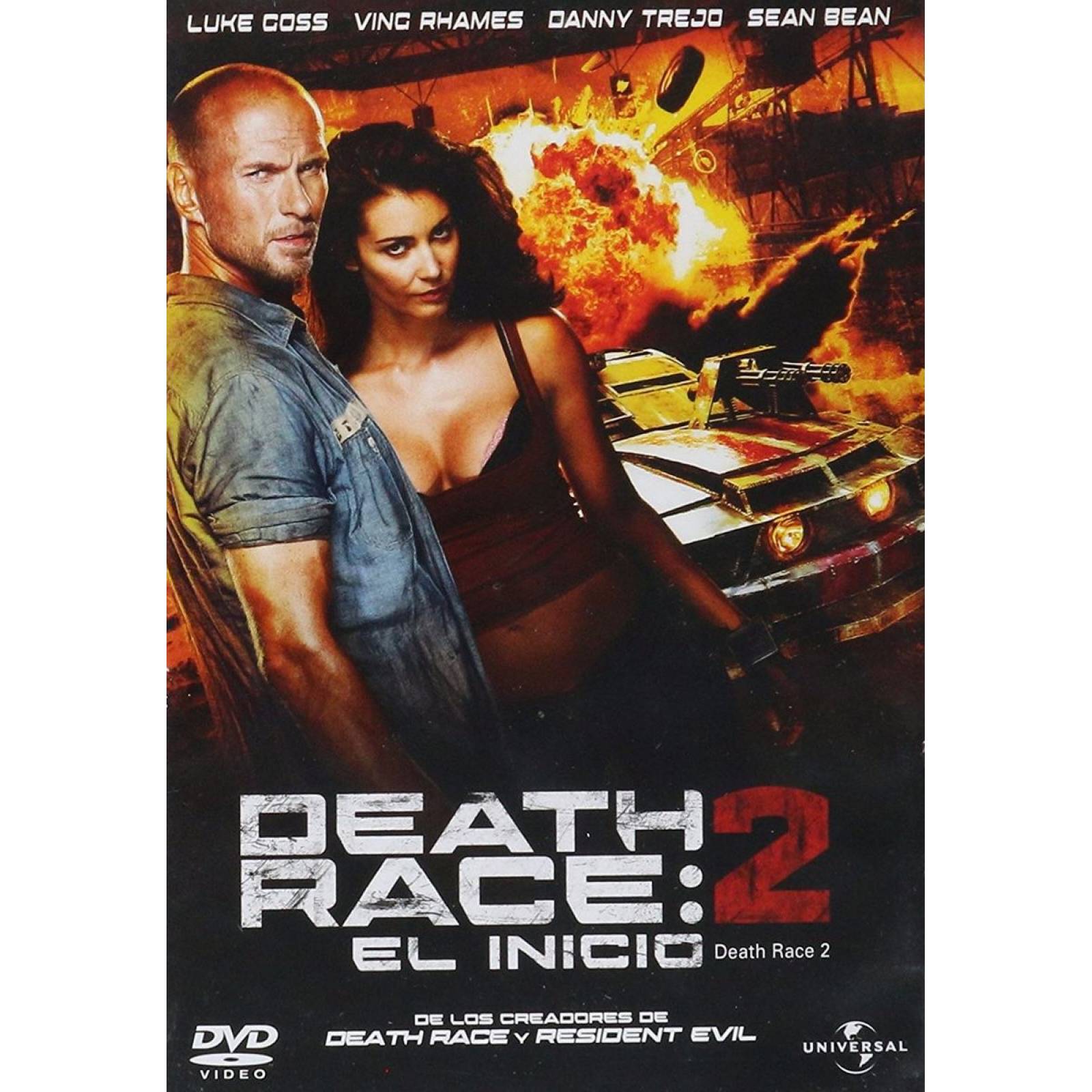 La Carrera De La Muerte 2 Dos Death Race Inicio Pelicula Dvd