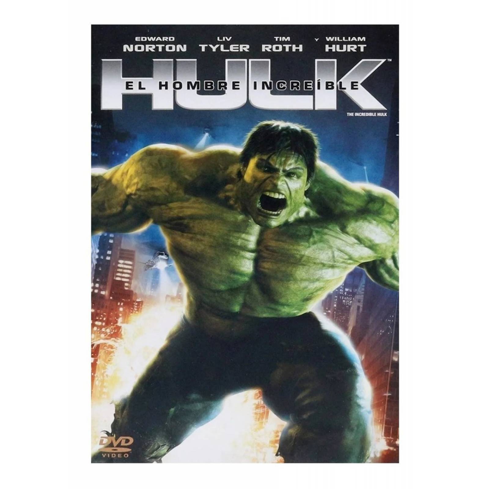 Hulk El Hombre Increible Edward Norton Pelicula Dvd