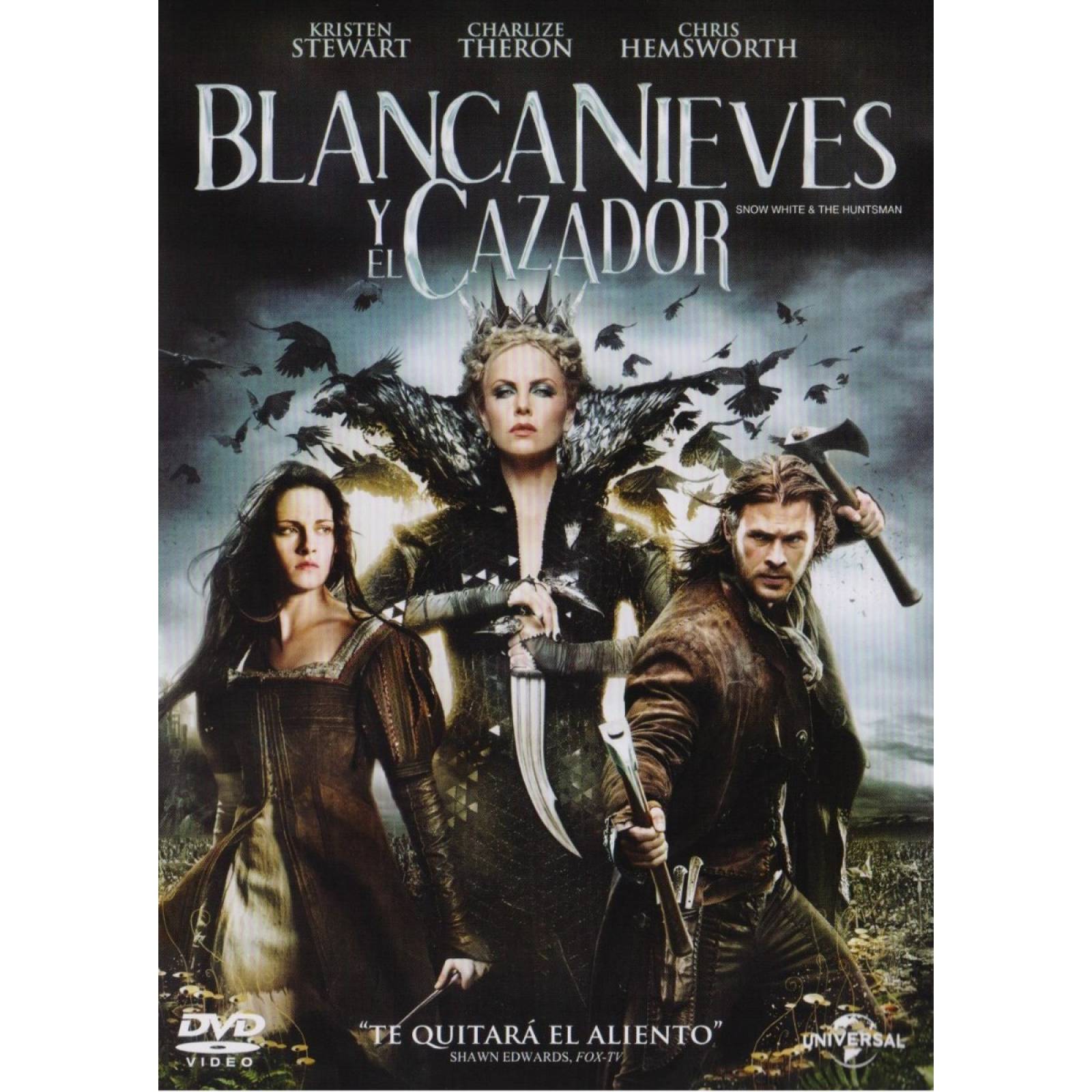 Blanca Nieves Y El Cazador Snow White Huntsman Pelicula Dvd
