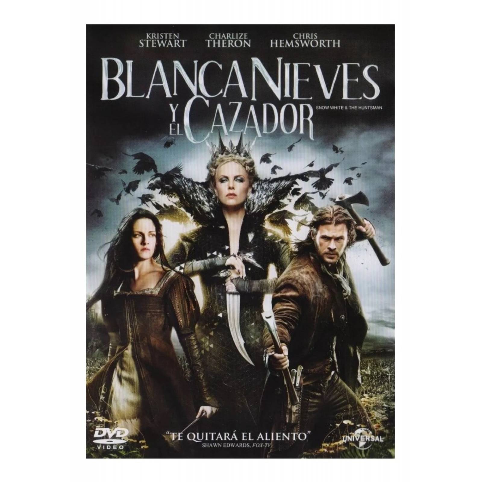 Blanca Nieves Y El Cazador Snow White Huntsman Pelicula Dvd