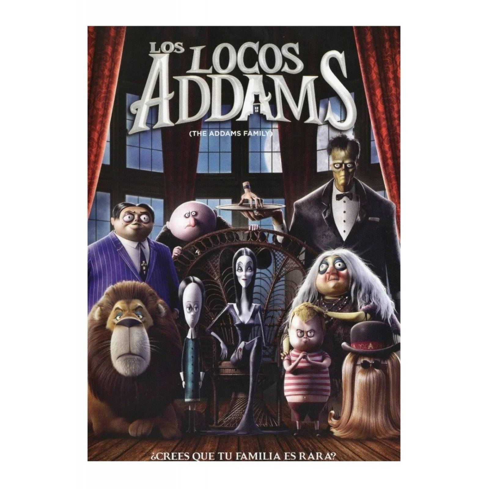 Los Locos Addams 2019 Pelicula Animada Dvd