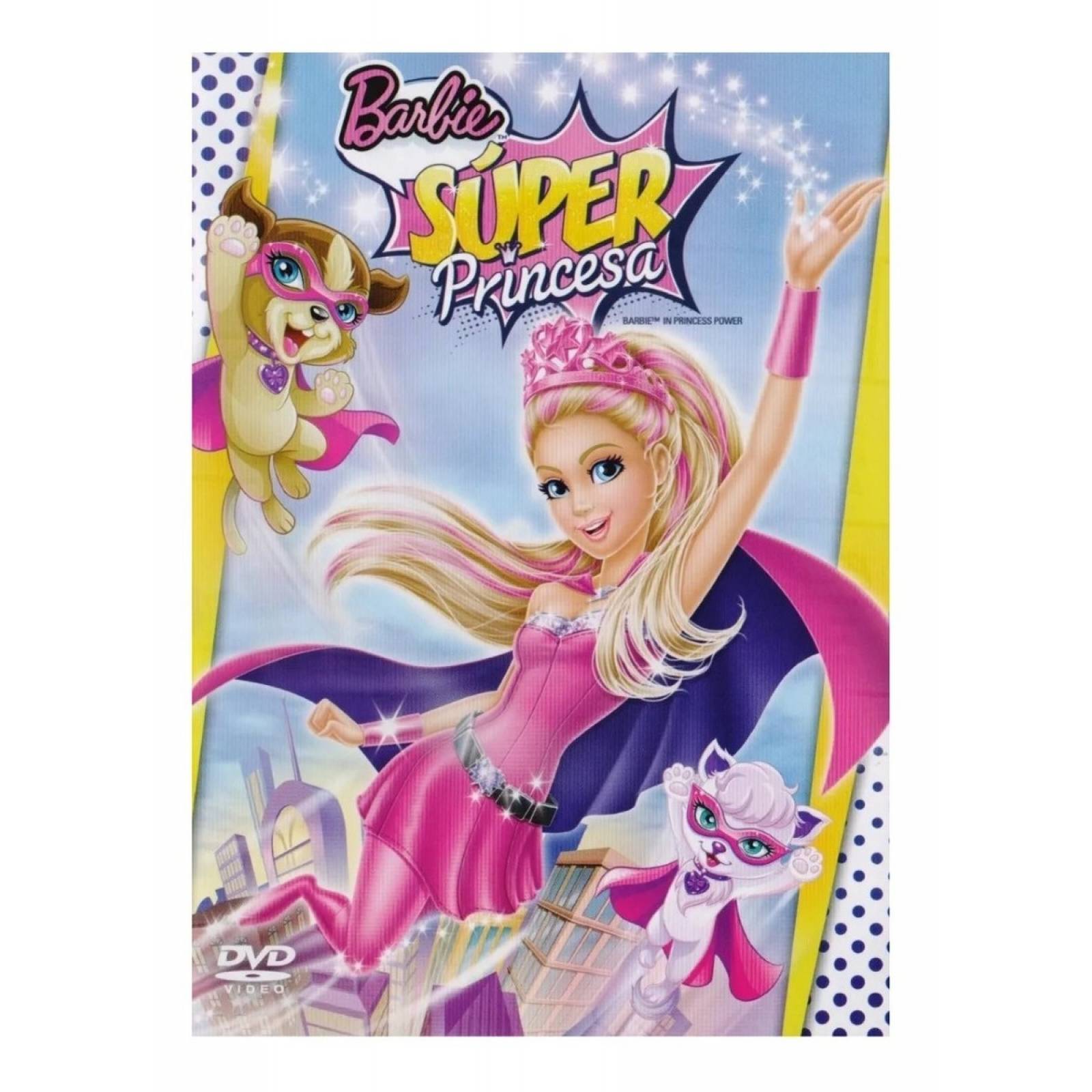 Barbie Super Princesa Princess Power Pelicula Dvd