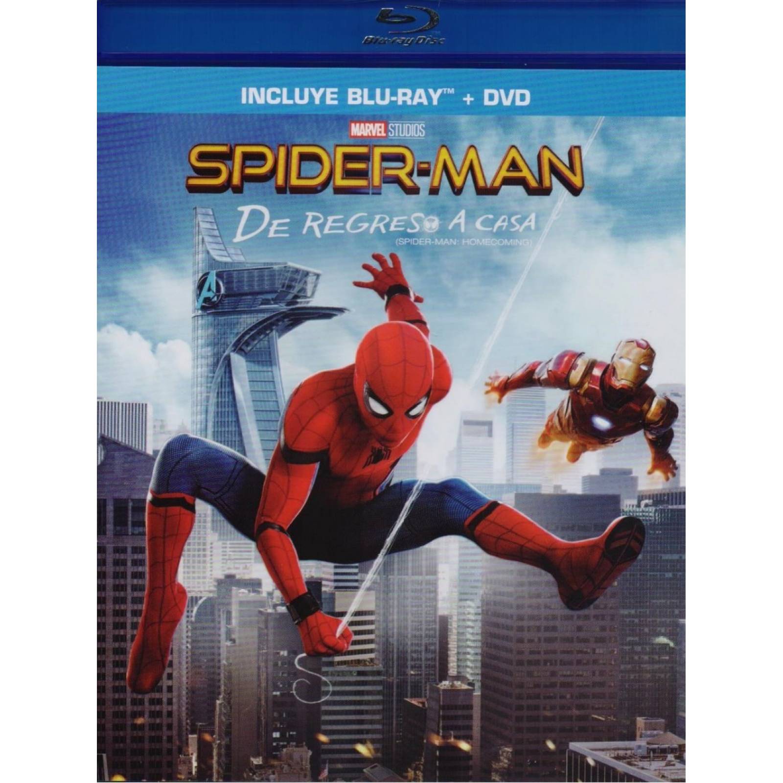 Spiderman De Regreso A Casa Homecoming Marvel Blu-ray + Dvd