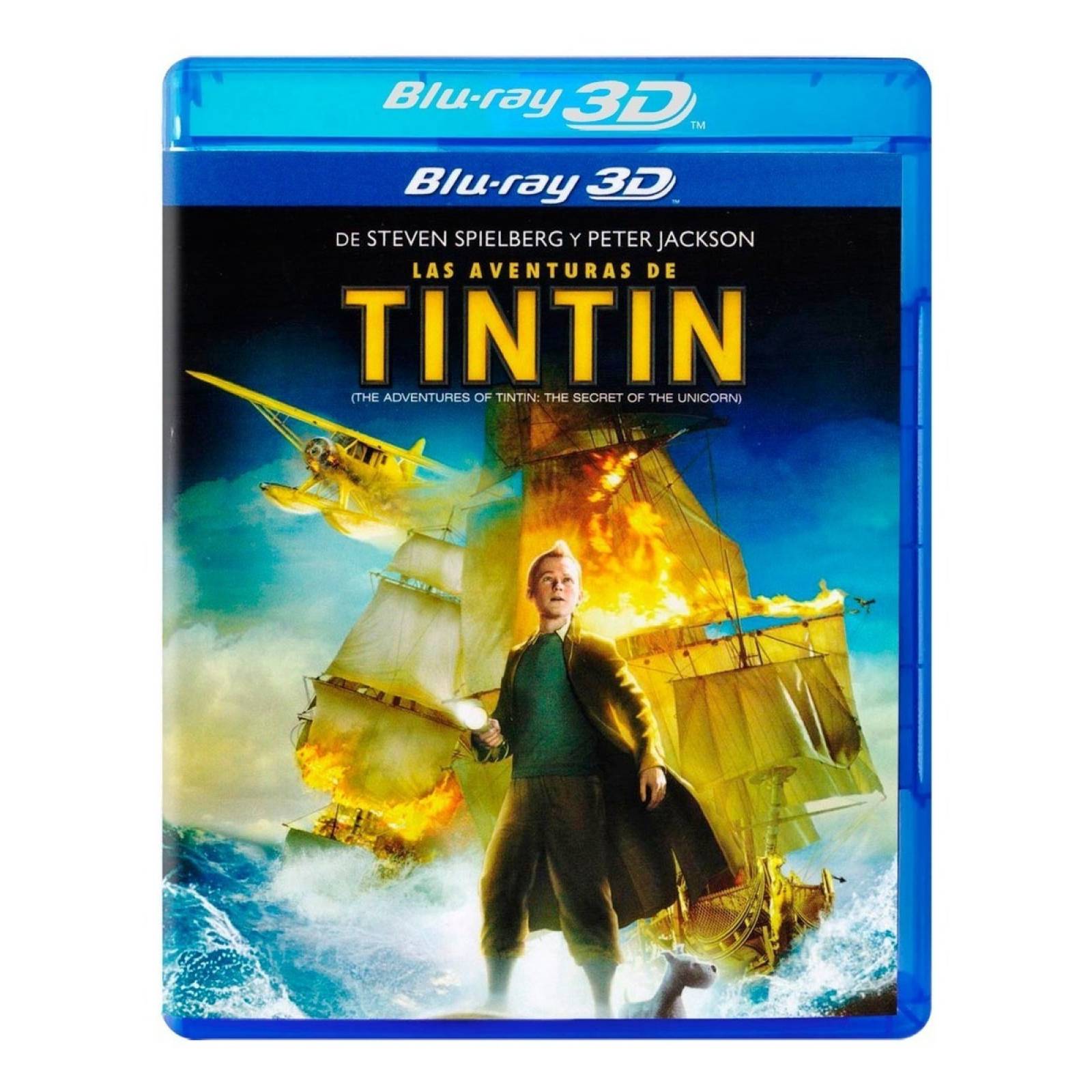 Las Aventuras De Tintin Pelicula Blu-ray 3d + Blu-ray
