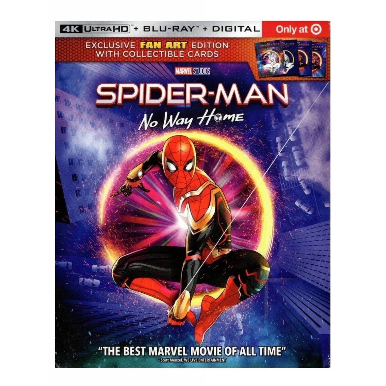 Spider-man No Way Home Target Pelicula 4k Uhd  Blu ray