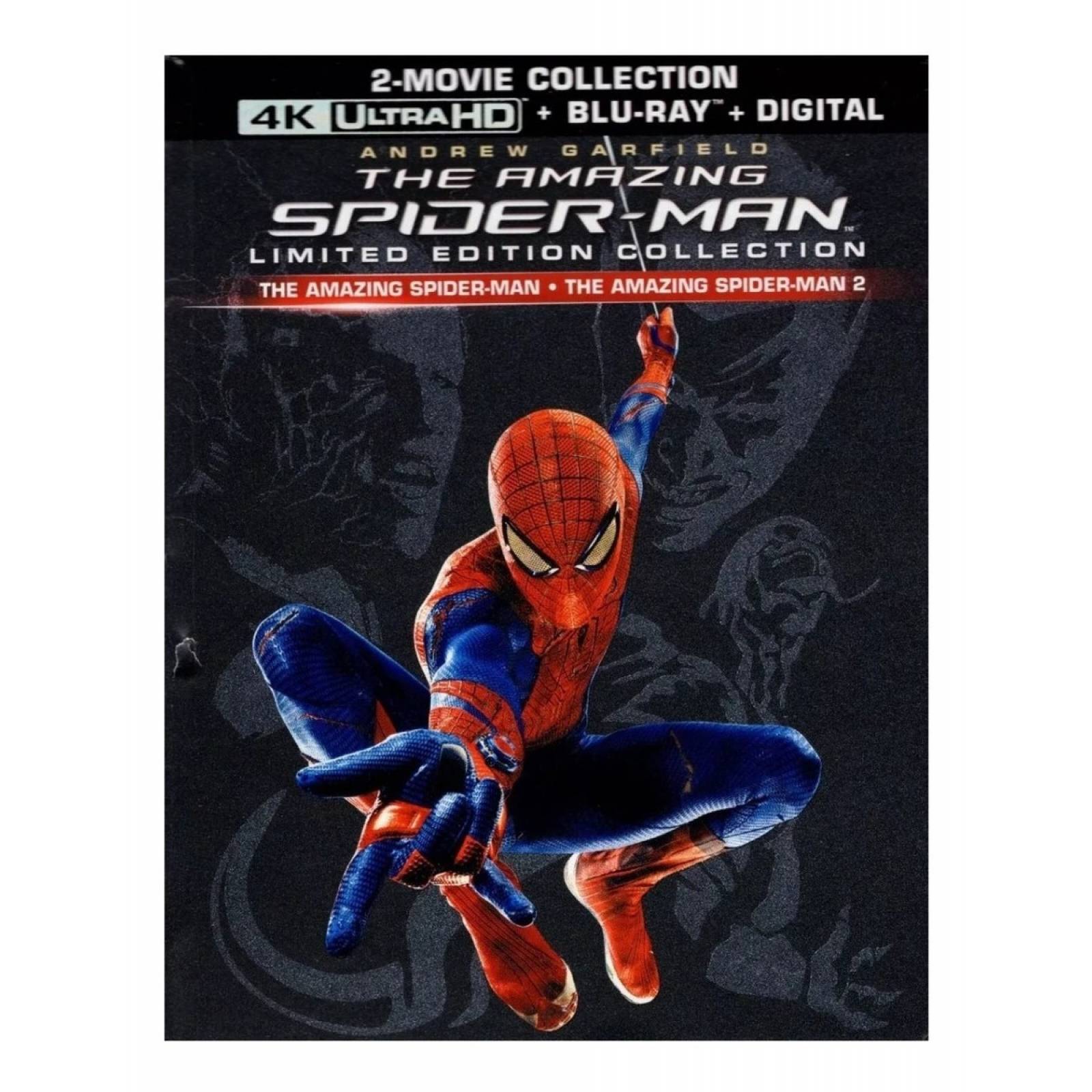 El Sorprendente Hombre Araña 1 2 Peliculas 4k  Blu ray  Hd