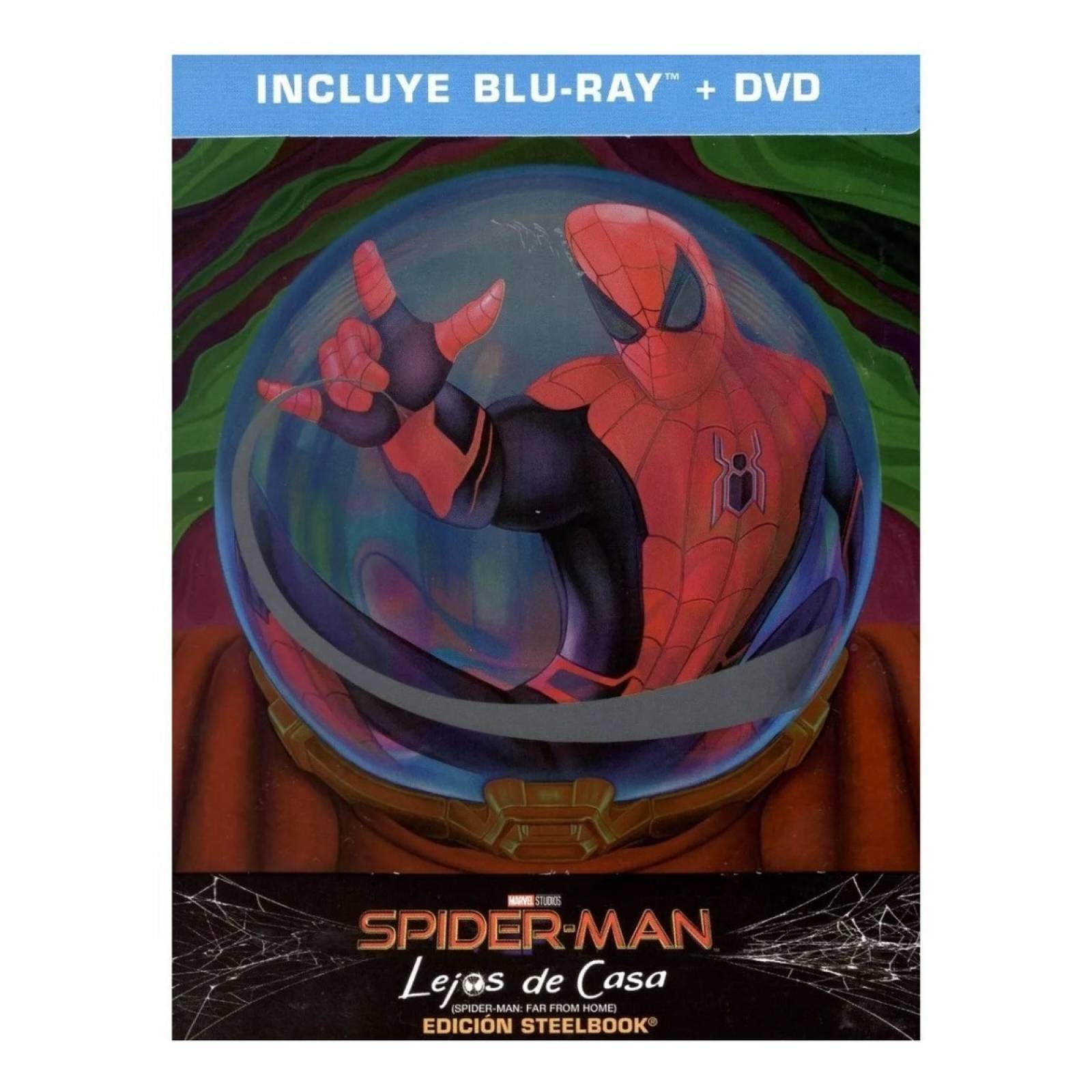 Spider-man Lejos De Casa Steelbook Pelicula Blu ray Dvd