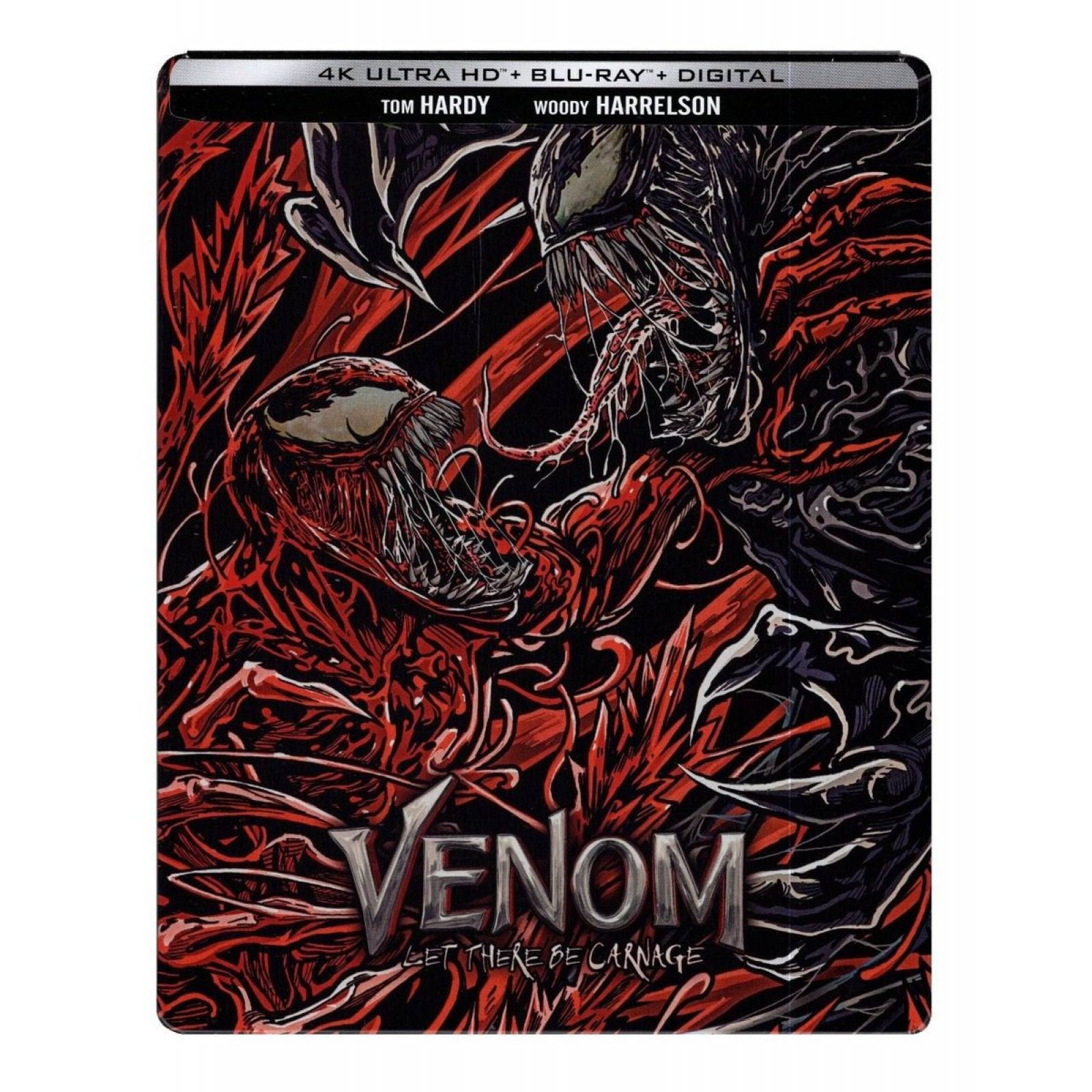 Venom Carnage Liberado Steelbook Pelicula 4k Ultra Hd bluray
