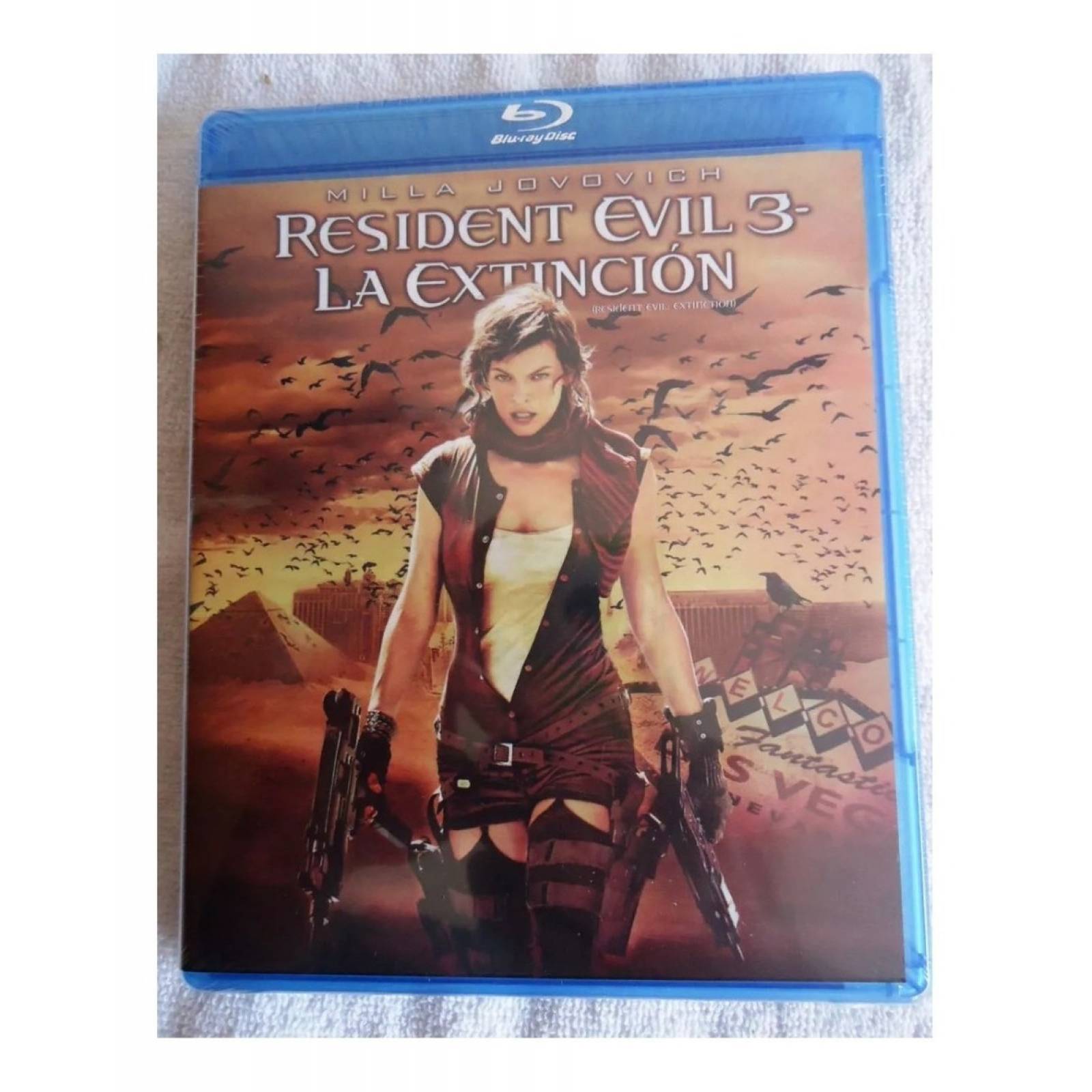 Resident Evil 3 Tres La Extincion Pelicula En Blu ray