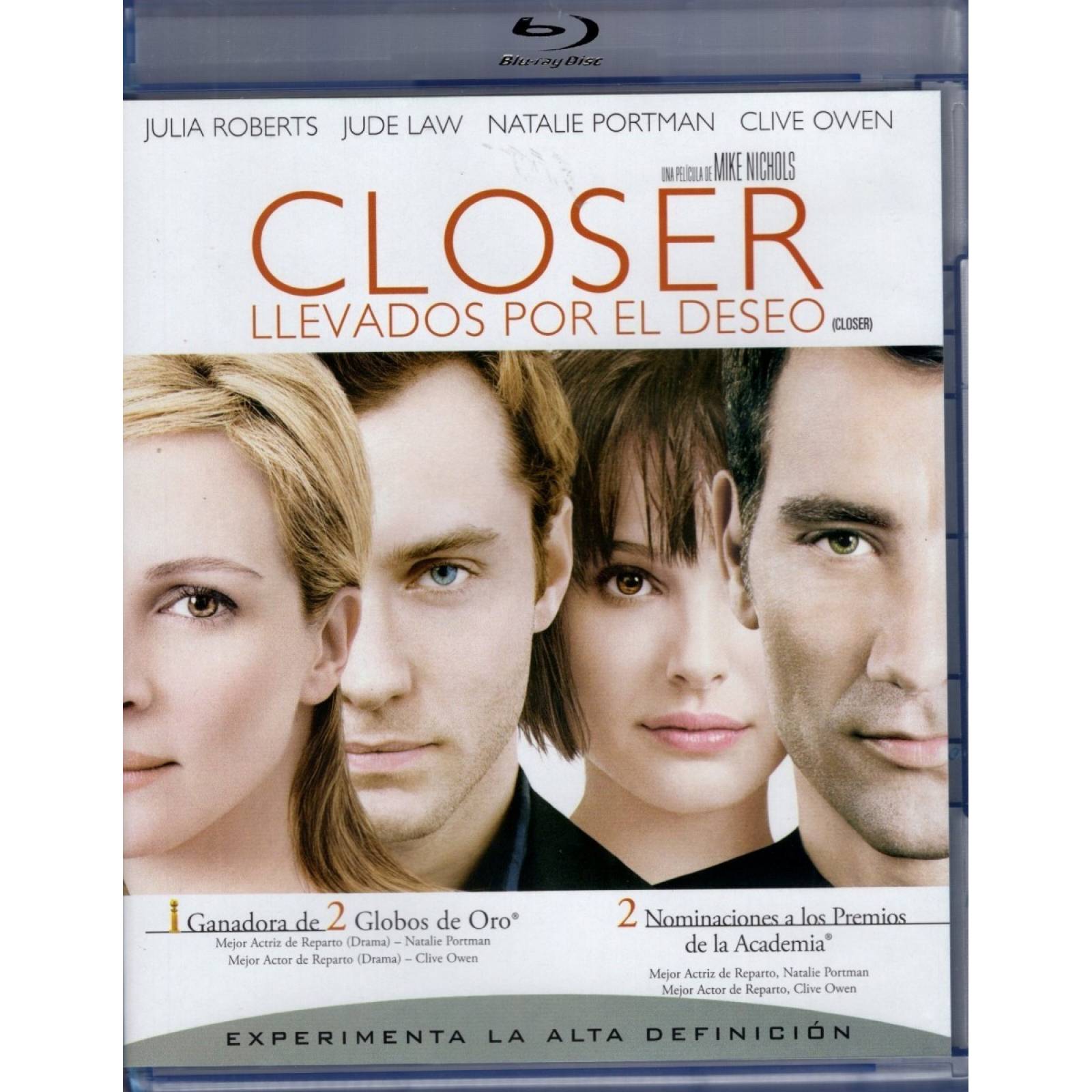 Closer Llevados Por El Deseo Pelicula Blu-ray