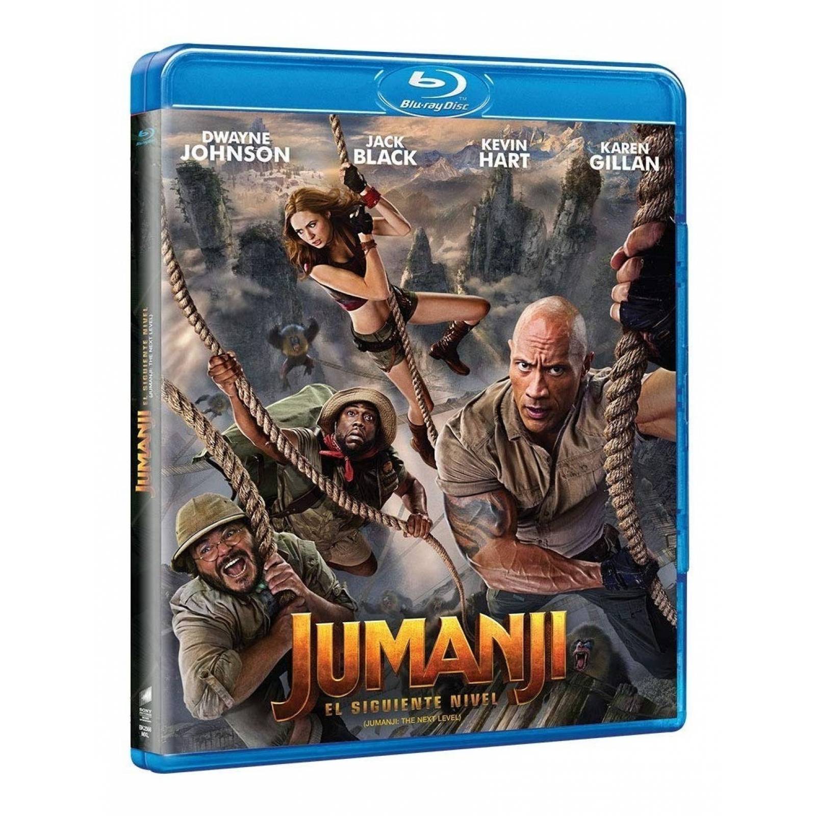 Jumanji El Siguiente Nivel The Rock Pelicula Blu-ray