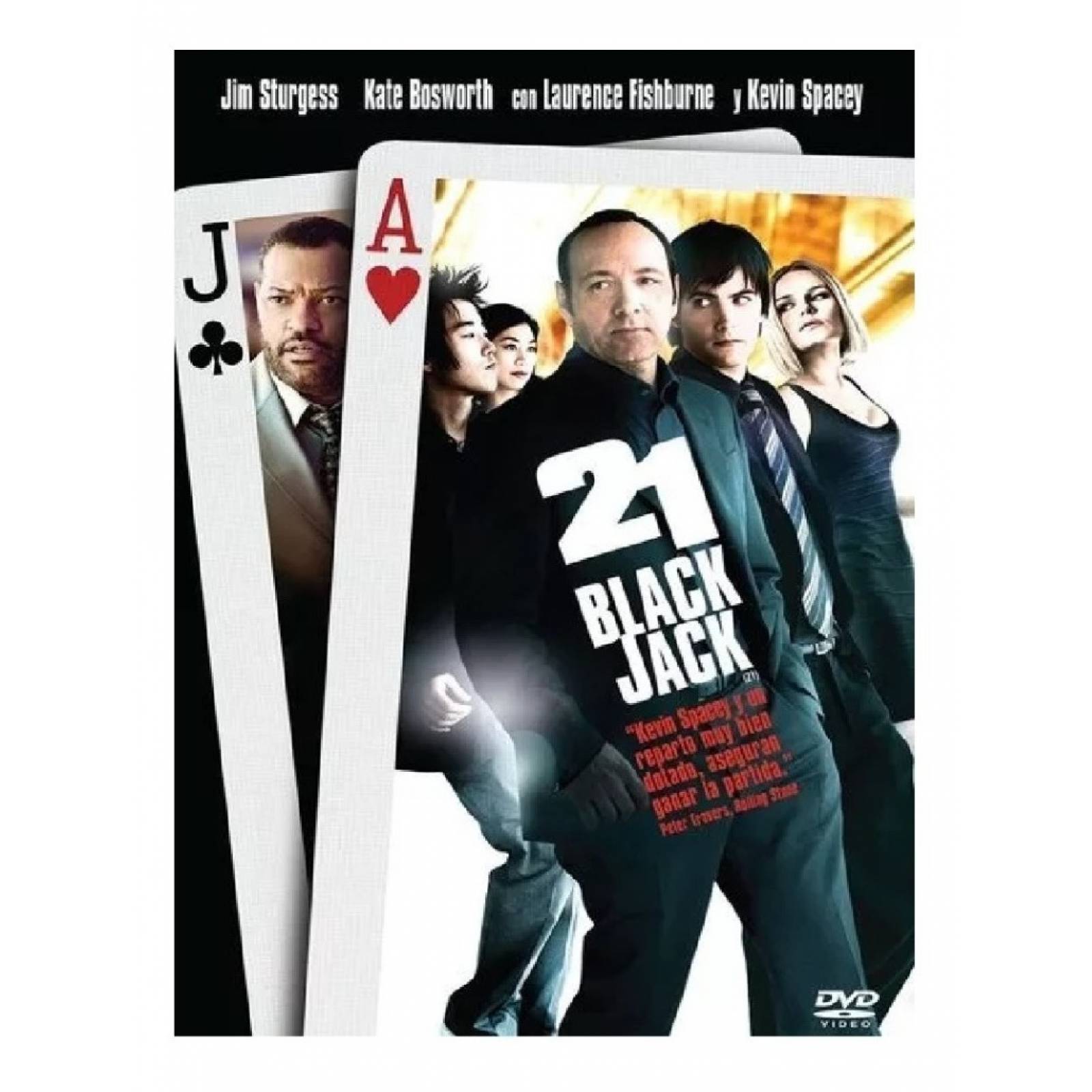 21 Black Jack Kevin Spacey Pelicula Dvd