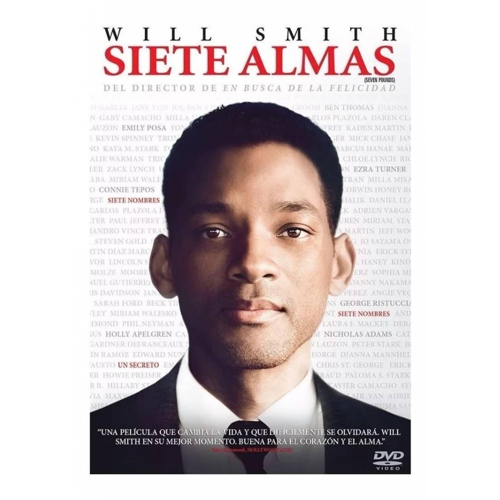 Siete Almas Seven Pounds Will Smith Pelicula Dvd