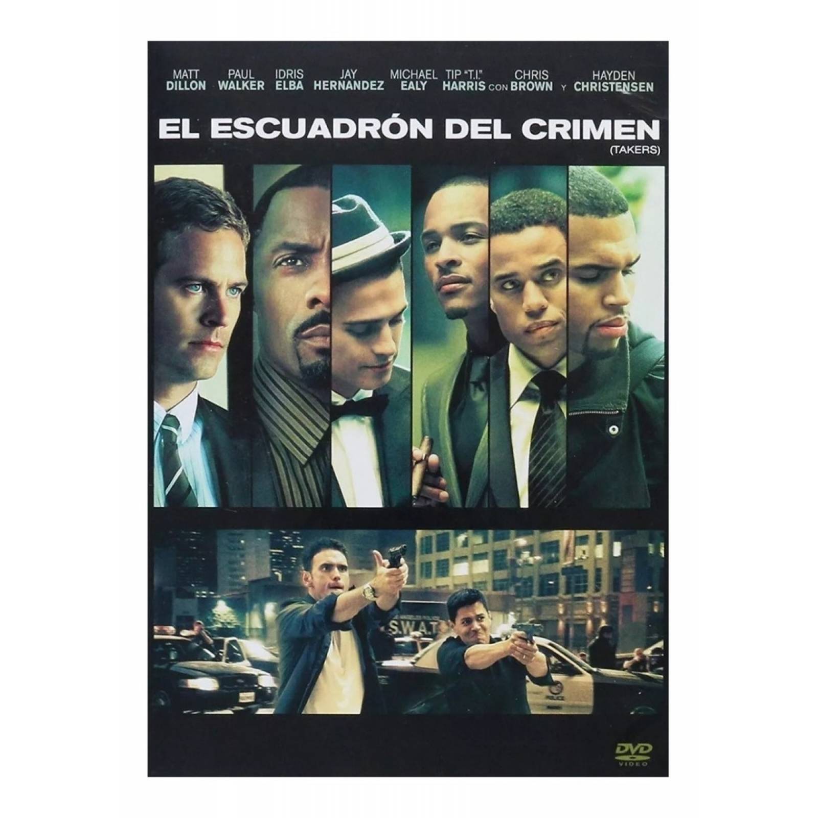 El Escuadron Del Crimen Takers Paul Walker Pelicula Dvd