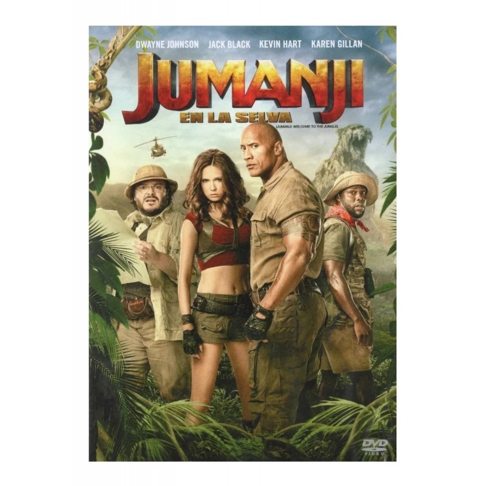 Jumanji En La Selva The Rock Pelicula Dvd