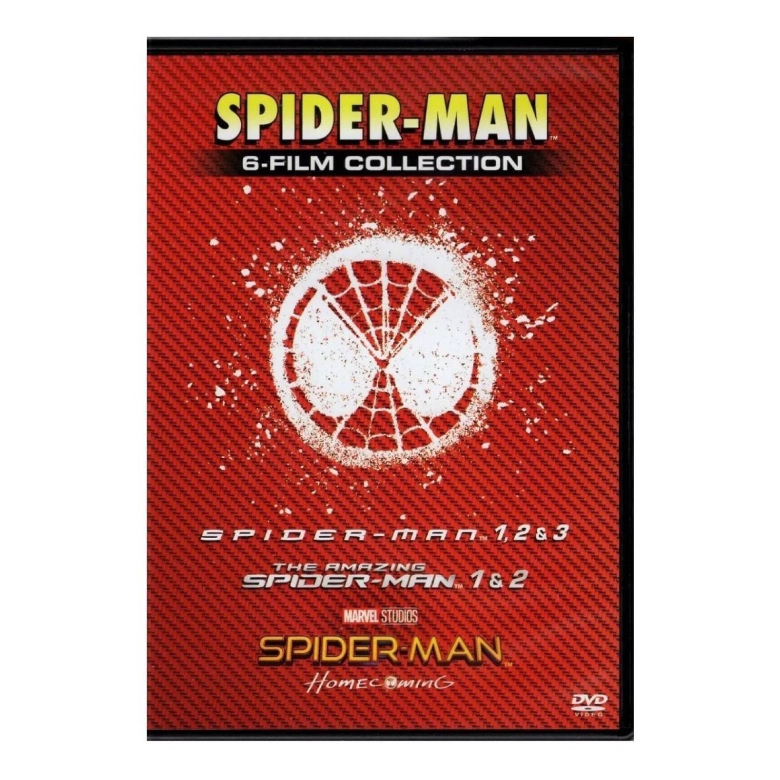 Hombre Araña Spider-man Coleccion Boxset 6 Peliculas Dvd
