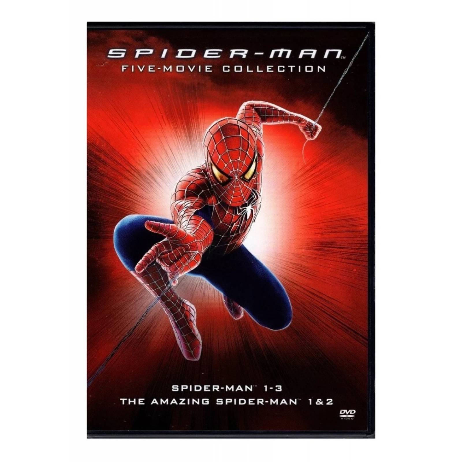 El Hombre Araña Spider man Coleccion 5 Peliculas Boxset Dvd