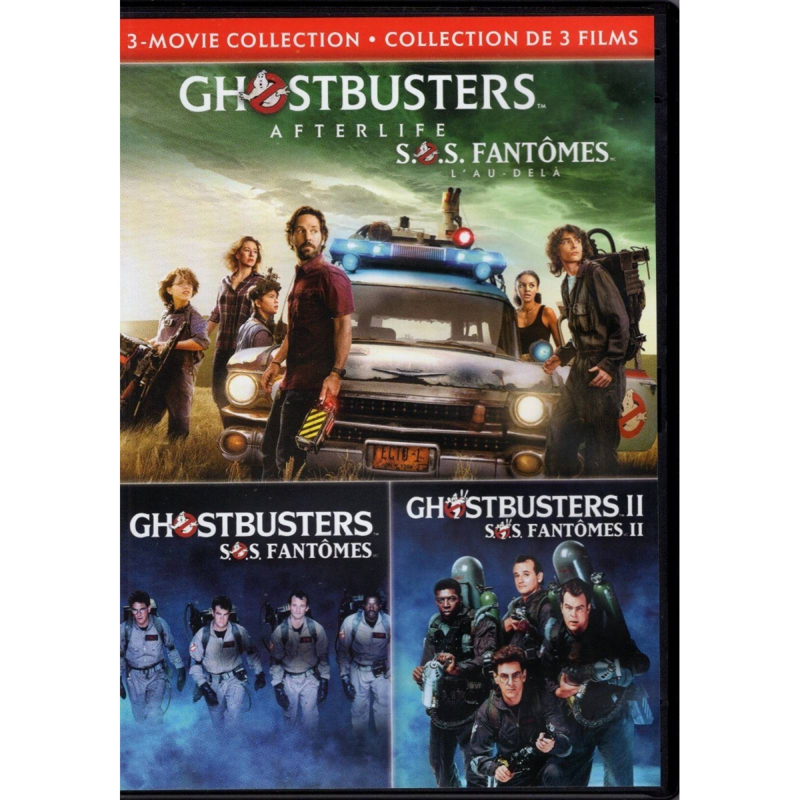 Cazafantasmas Ghostbusters 1 & 2 & Afterlife 3 Peliculas Dvd