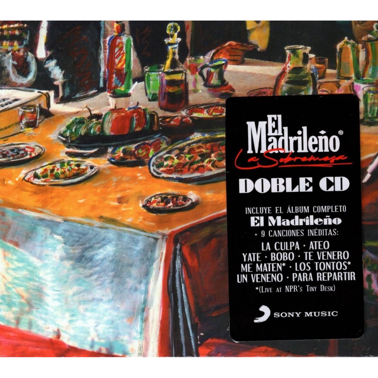 C Tangana El Madrileño La Sobremesa Digipack Doble 2 Cd