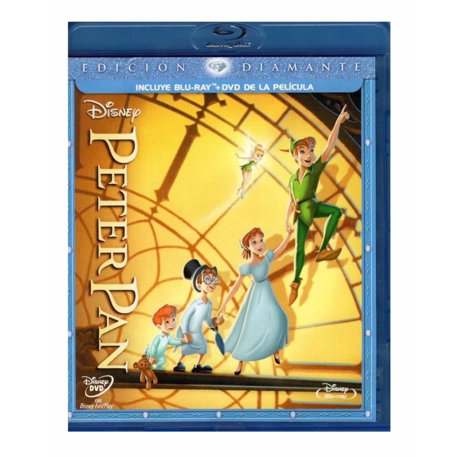 Peter Pan 1953 Edicion Diamante Pelicula Blu ray  Dvd