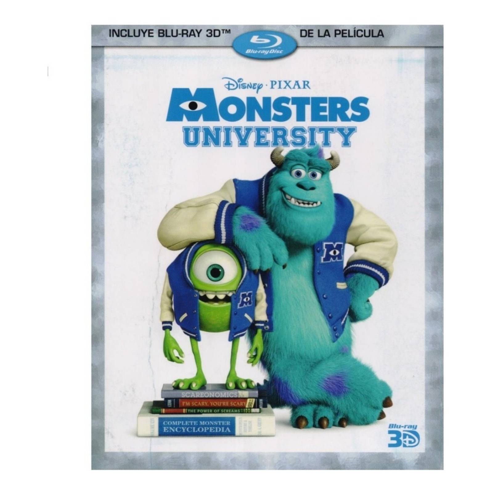 Monsters University Disney Pixar Pelicula Blu ray 3d