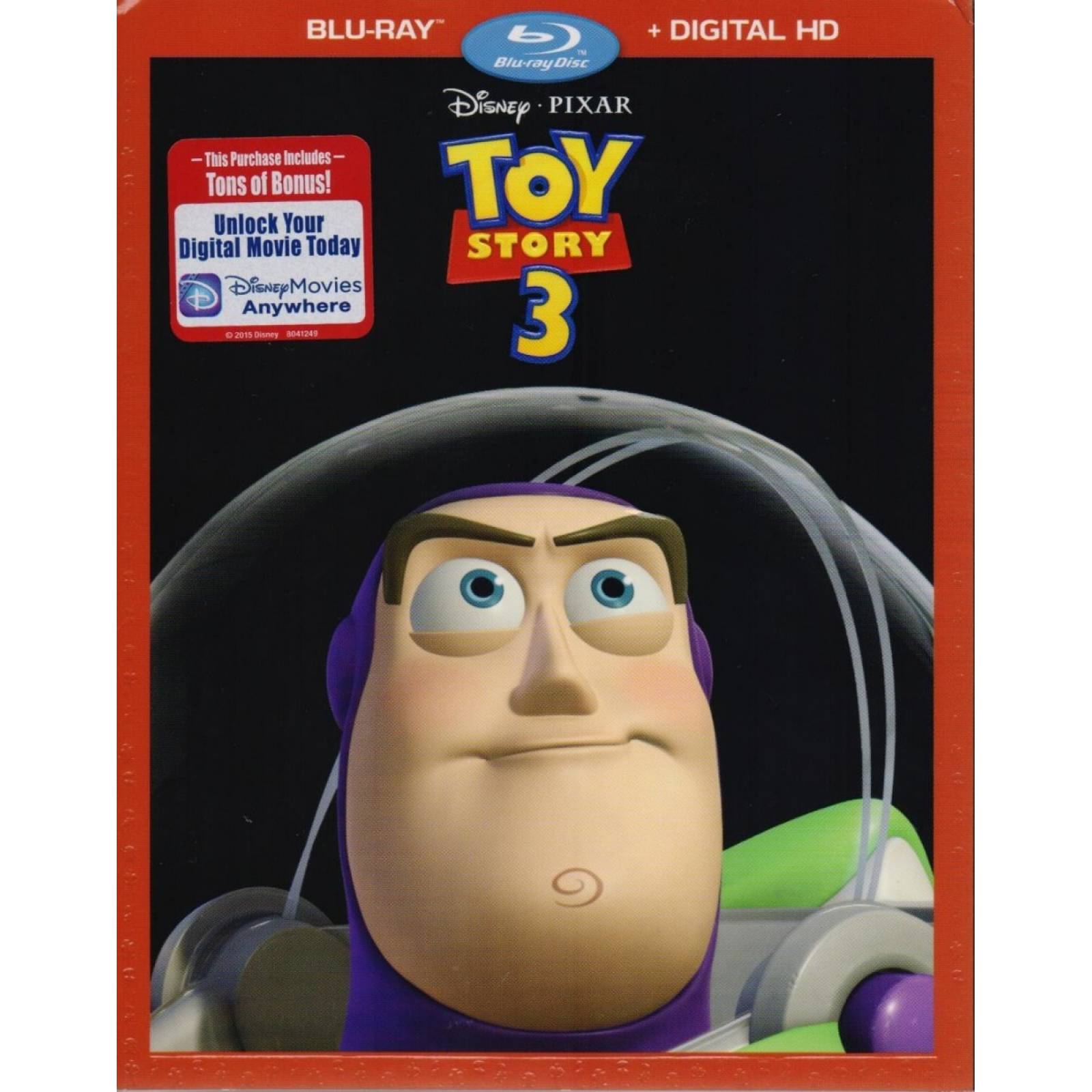 Toy Story 3 Tres Pelicula Importada Blu ray Copia Digital
