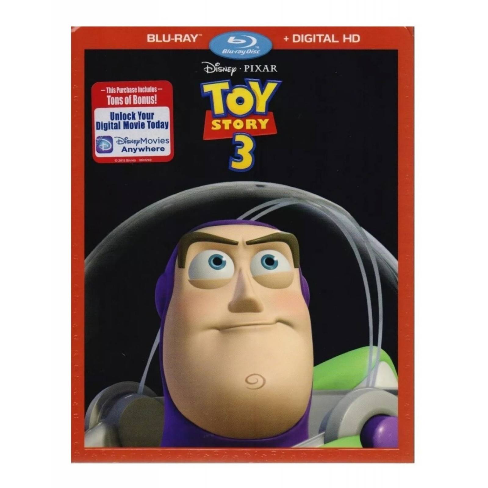 Toy Story 3 Tres Pelicula Importada Blu ray Copia Digital