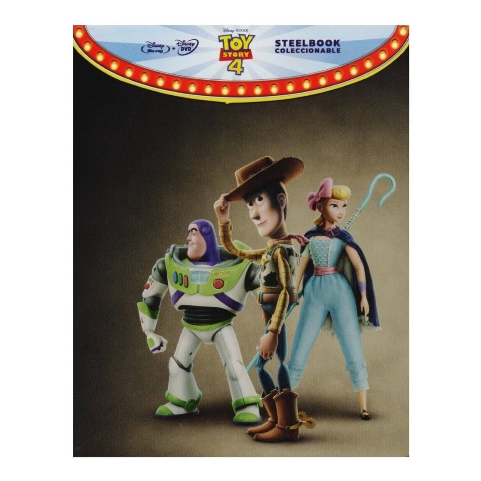 Toy Story 4 Steelbook Disney Pixar Pelicula Blu ray  Dvd