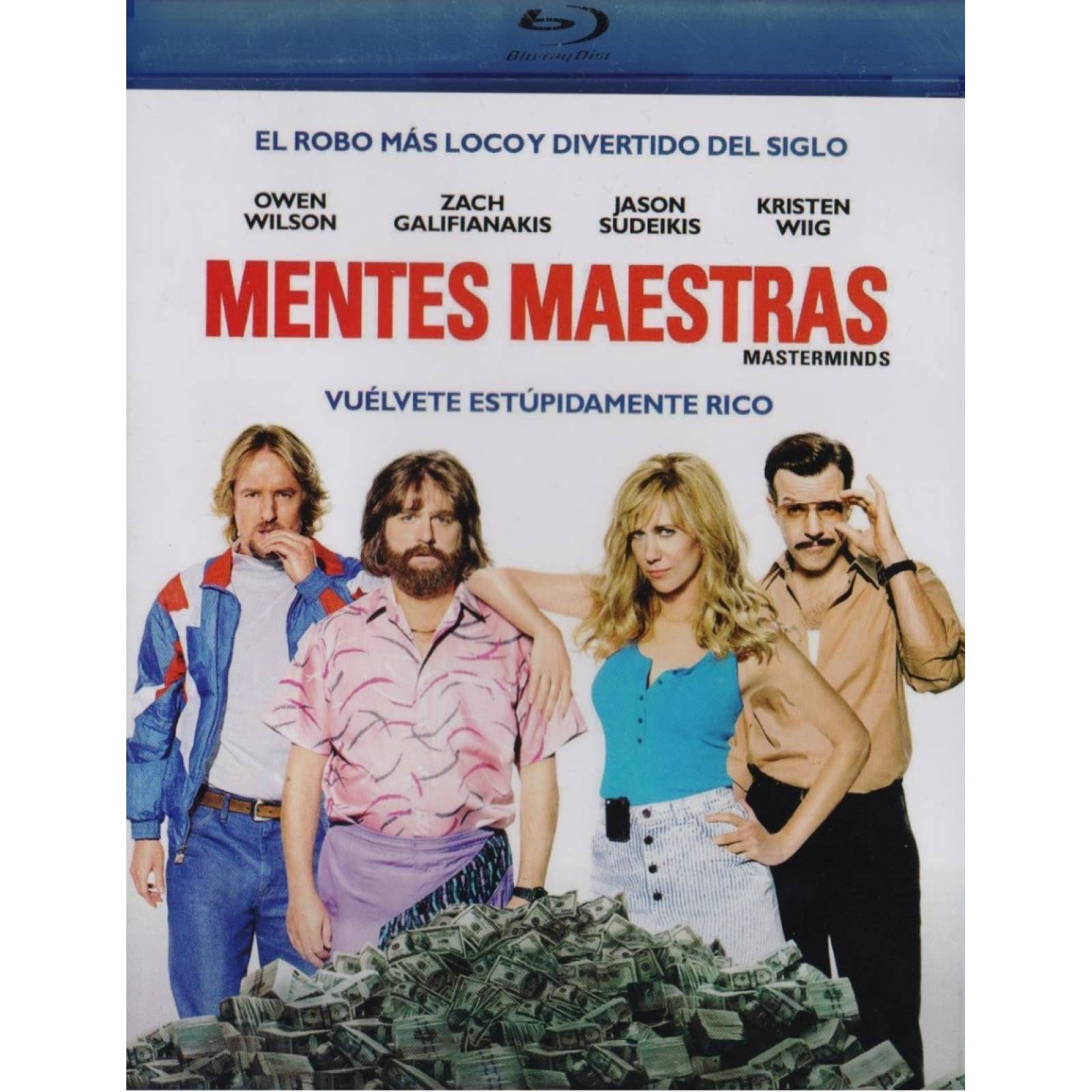 Mentes Maestras Masterminds Owen Wilson Pelicula Blu-ray