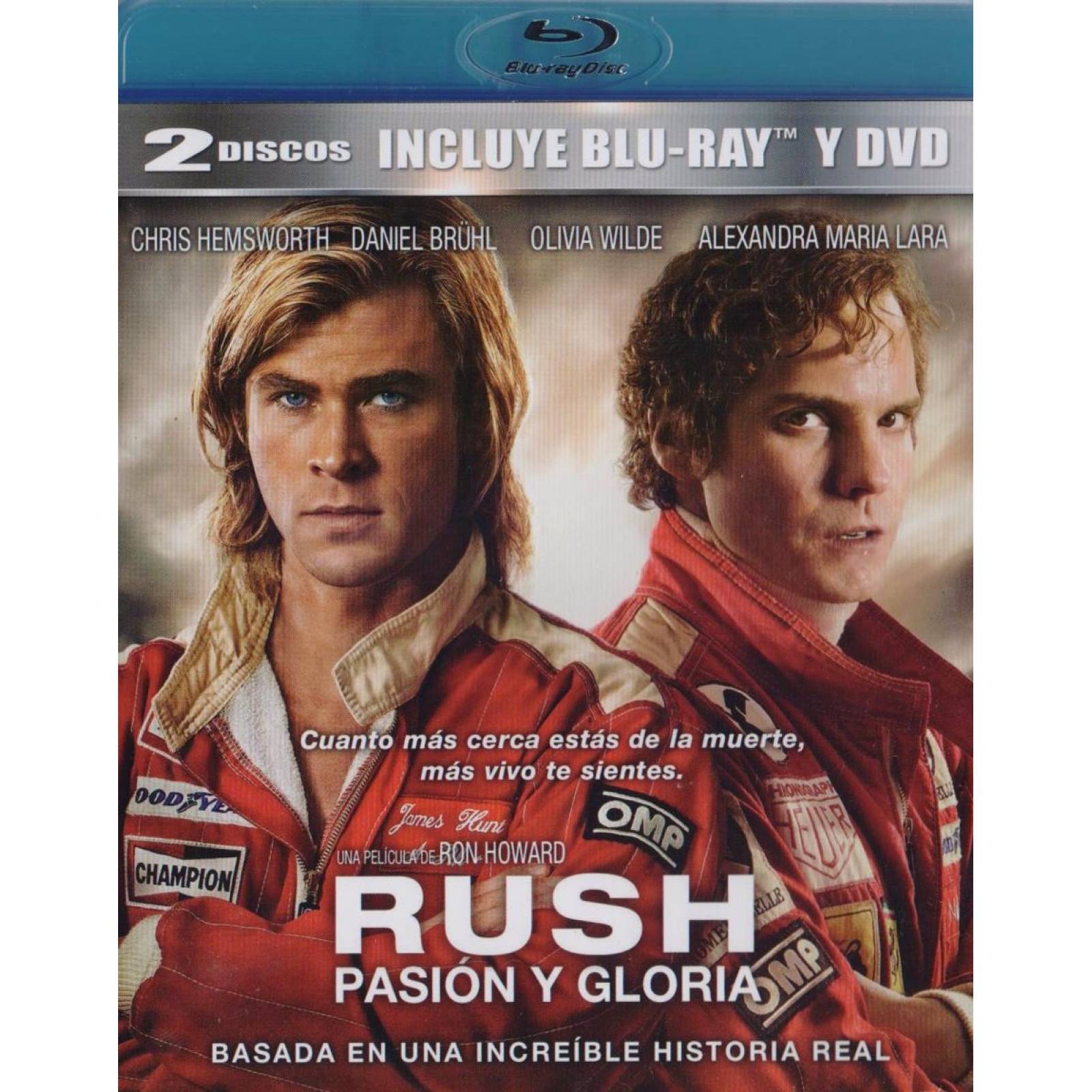Rush Pasion Y Gloria Chris Hemsworth Pelicula Blu-ray + Dvd