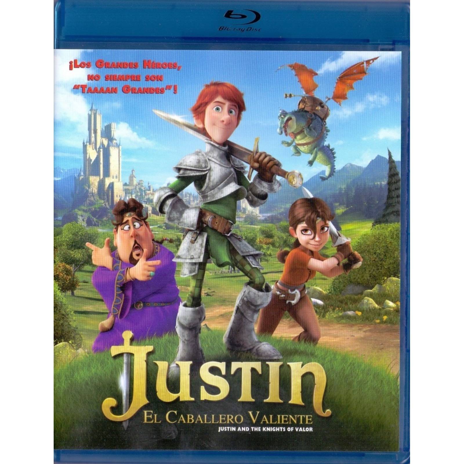 Justin El Caballero Valiente Pelicula Animada Blu-ray