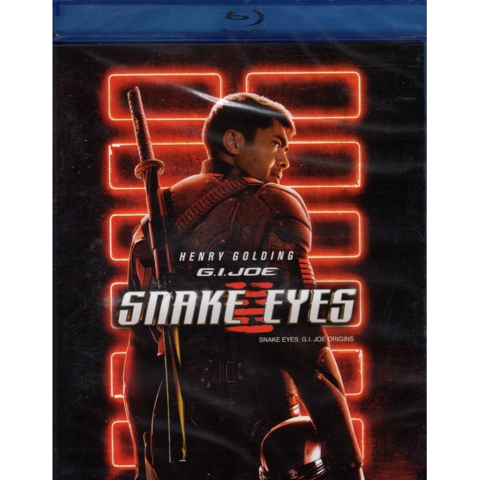 G. I. Joe Snake Eyes Henry Golding Pelicula Blu-ray